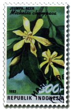 Bunga Jeumpa dalam perangko