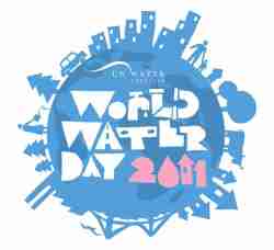 Logo Hari Air Sedunia 2011 dalam bahasa Inggris